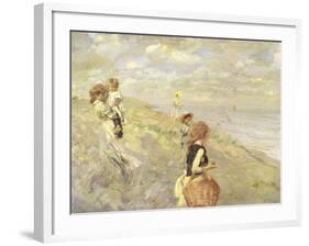 The Sand Dunes, 1907-Ettore Tito-Framed Giclee Print