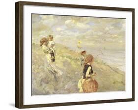 The Sand Dunes, 1907-Ettore Tito-Framed Giclee Print