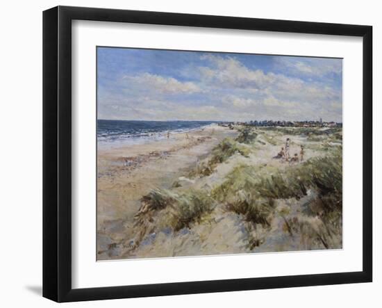 The Sand Dunes at Walberswick, 2008-John Sutton-Framed Giclee Print