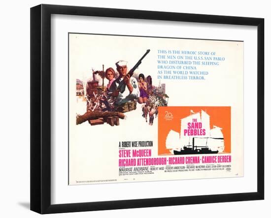 The Sand Pebbles, 1966-null-Framed Art Print