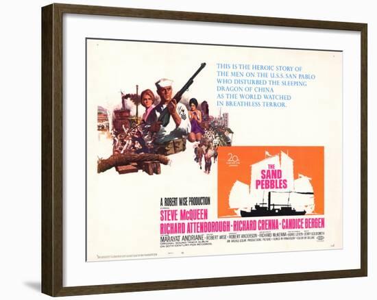 The Sand Pebbles, 1966-null-Framed Art Print