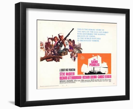 The Sand Pebbles, 1966-null-Framed Art Print