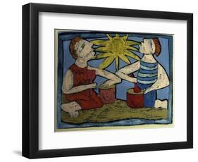 The Sandbox-Leslie Xuereb-Framed Giclee Print