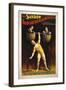 The Sandow Trocadero Vaudevilles Weightlifting Poster-Lantern Press-Framed Art Print