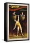 The Sandow Trocadero Vaudevilles Weightlifting Poster-Lantern Press-Framed Stretched Canvas
