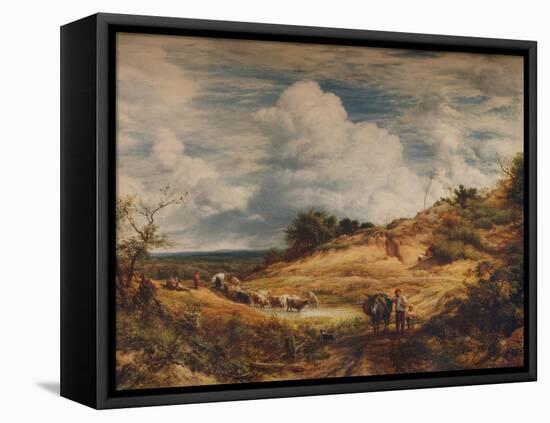 The Sandpits, 1856-John Linnell-Framed Stretched Canvas