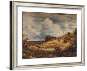 The Sandpits, 1856-John Linnell-Framed Giclee Print