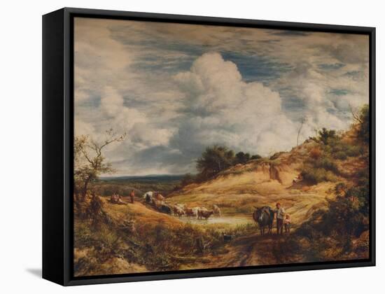 The Sandpits, 1856-John Linnell-Framed Stretched Canvas