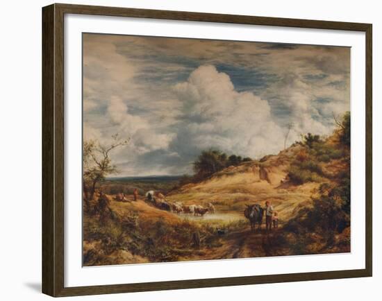 The Sandpits, 1856-John Linnell-Framed Giclee Print