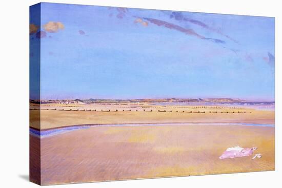 The Sands at Dymchurch-Charles Sims-Stretched Canvas