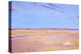 The Sands at Dymchurch-Charles Sims-Stretched Canvas