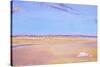 The Sands at Dymchurch-Charles Sims-Stretched Canvas