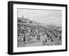 'The Sands at Ramsgate', c1896-FGO Stuart-Framed Photographic Print