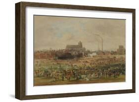 The Sands, Carlisle - the Cattle Market, 1864-William Henry Nutter-Framed Giclee Print