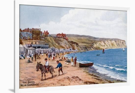 The Sands, New Swanage-Alfred Robert Quinton-Framed Giclee Print