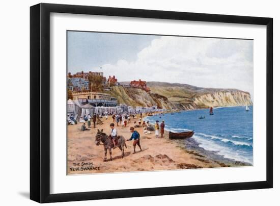 The Sands, New Swanage-Alfred Robert Quinton-Framed Giclee Print
