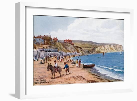 The Sands, New Swanage-Alfred Robert Quinton-Framed Giclee Print