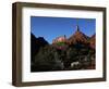 The Sandstone Spire of Castleton Tower Dominates the Castle Valley, Near the Colorado River, Utah-David Pickford-Framed Photographic Print