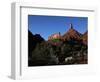 The Sandstone Spire of Castleton Tower Dominates the Castle Valley, Near the Colorado River, Utah-David Pickford-Framed Photographic Print