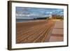 The Sandy Beach and Promenade in Biarritz, Pyrenees Atlantiques, Aquitaine, France, Europe-Martin Child-Framed Photographic Print