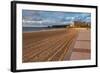 The Sandy Beach and Promenade in Biarritz, Pyrenees Atlantiques, Aquitaine, France, Europe-Martin Child-Framed Photographic Print