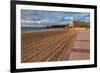 The Sandy Beach and Promenade in Biarritz, Pyrenees Atlantiques, Aquitaine, France, Europe-Martin Child-Framed Photographic Print