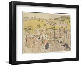 The Sanno Festival Procession, 1788-Torii Kiyonaga-Framed Giclee Print