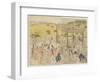 The Sanno Festival Procession, 1788-Torii Kiyonaga-Framed Giclee Print