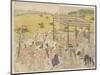 The Sanno Festival Procession, 1788-Torii Kiyonaga-Mounted Giclee Print