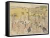 The Sanno Festival Procession, 1788-Torii Kiyonaga-Framed Stretched Canvas