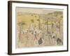 The Sanno Festival Procession, 1788-Torii Kiyonaga-Framed Giclee Print