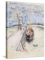 The 'Sans Pareil' in Brixham Harbour, c.1931-Dora Carrington-Stretched Canvas