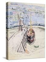 The 'Sans Pareil' in Brixham Harbour, c.1931-Dora Carrington-Stretched Canvas
