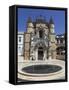 The Santa Cruz Church, with Manueline Facade, on the Praca 8 De Maio Square, Coimbra, Beira Litoral-Stuart Forster-Framed Stretched Canvas