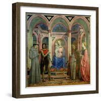 The Santa Lucia De' Magnoli Altarpiece, Ca 1447-Domenico Veneziano-Framed Giclee Print