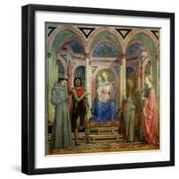 The Santa Lucia De' Magnoli Altarpiece, Ca 1447-Domenico Veneziano-Framed Giclee Print