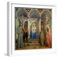 The Santa Lucia De' Magnoli Altarpiece, Ca 1447-Domenico Veneziano-Framed Giclee Print