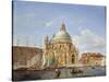 The Santa Maria Della Salute Church, 19th Century-Victor Adam-Stretched Canvas