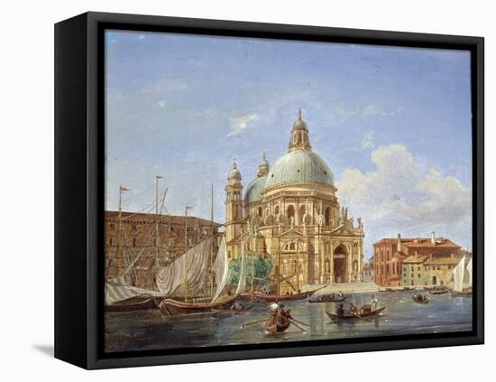 The Santa Maria Della Salute Church, 19th Century-Victor Adam-Framed Stretched Canvas