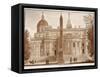 The Santa Maria Maggiore Obelisk, 1833-Agostino Tofanelli-Framed Stretched Canvas