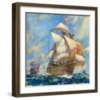 The Santa Maria-James Edwin Mcconnell-Framed Giclee Print