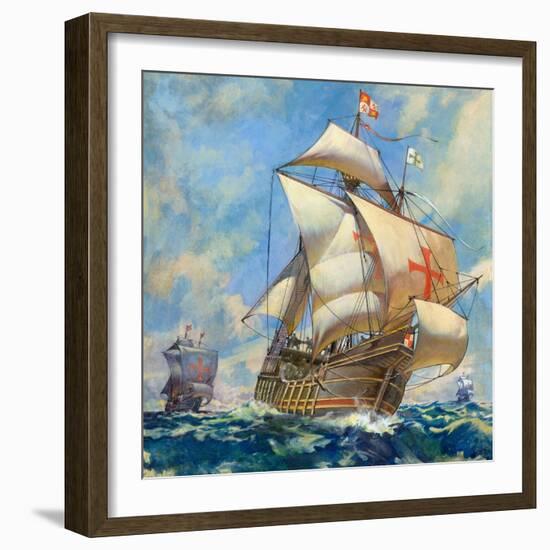 The Santa Maria-James Edwin Mcconnell-Framed Giclee Print