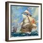 The Santa Maria-James Edwin Mcconnell-Framed Giclee Print