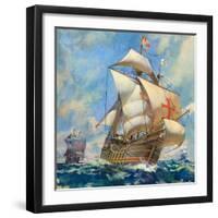 The Santa Maria-James Edwin Mcconnell-Framed Giclee Print