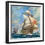 The Santa Maria-James Edwin Mcconnell-Framed Giclee Print