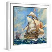 The Santa Maria-James Edwin Mcconnell-Framed Giclee Print