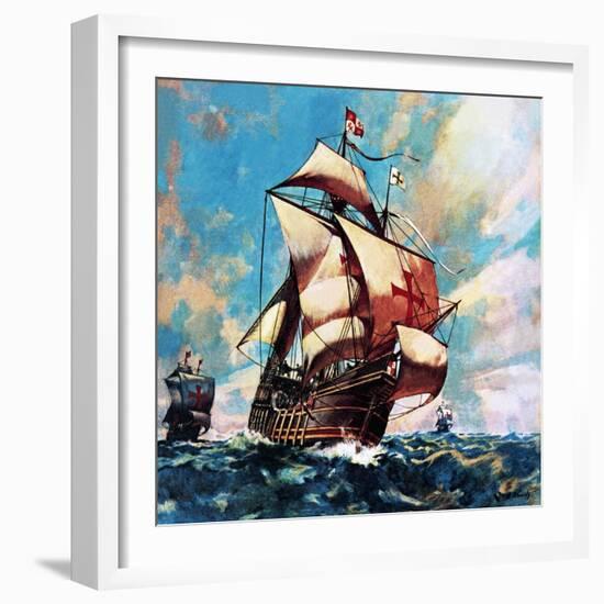 The Santa Maria-McConnell-Framed Giclee Print