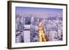 The Sao Paulo Skyline from Jardins, Sao Paulo, Brazil, South America-Alex Robinson-Framed Photographic Print