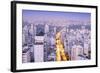 The Sao Paulo Skyline from Jardins, Sao Paulo, Brazil, South America-Alex Robinson-Framed Photographic Print