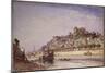 The Saone at Lyons, 1875-Johan-Barthold Jongkind-Mounted Giclee Print